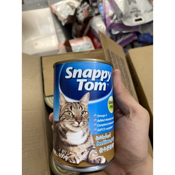 Pate lon Snappytom cho mèo 400g