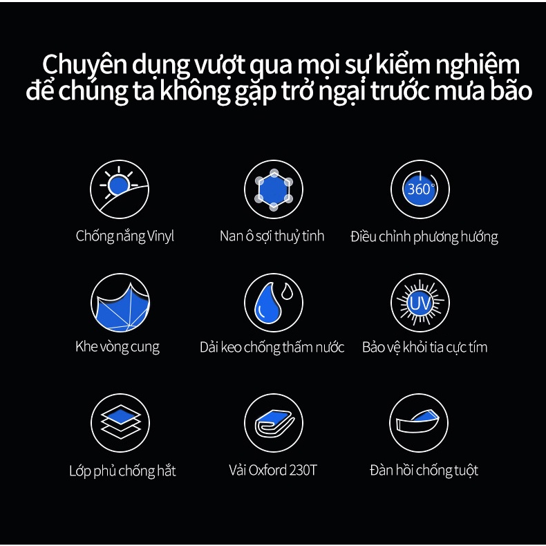 Ô Câu Cá, Dù Câu Cá 2 Tầng Siêu Chống Thấm, Chống Tia UV Cao Cấp, chống gió, chống mưa bão-bản nâng cấp