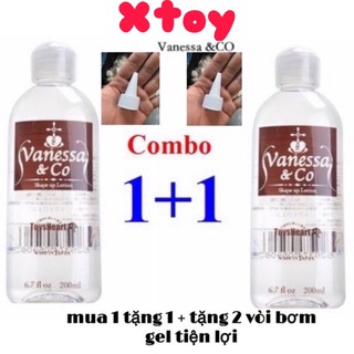 Mua 1 tặng 1 + tặng 2 vòi bơm gel tiện nợi gel vanessa 200ml nhật bản