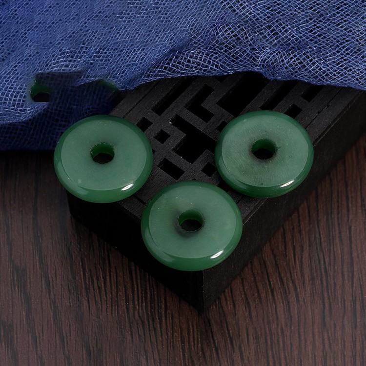 1-2 ngọc bội, đồng điếu thủy tinh nhiều kích thước 18mm, 24mm và 40mm