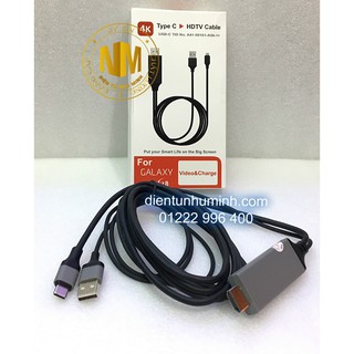 Cáp chuyển đổi usb type c to hdmi 4k for điện thoại samsung ra tivi