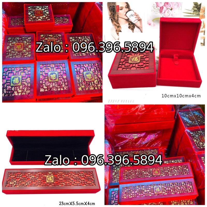 Hộp Gấm Quà Tặng 10x10x3,5 🎁🎁 Hộp Tua Rua Đựng Trang Sức, Vòng Tay, Nhẫn Cao Cấp
