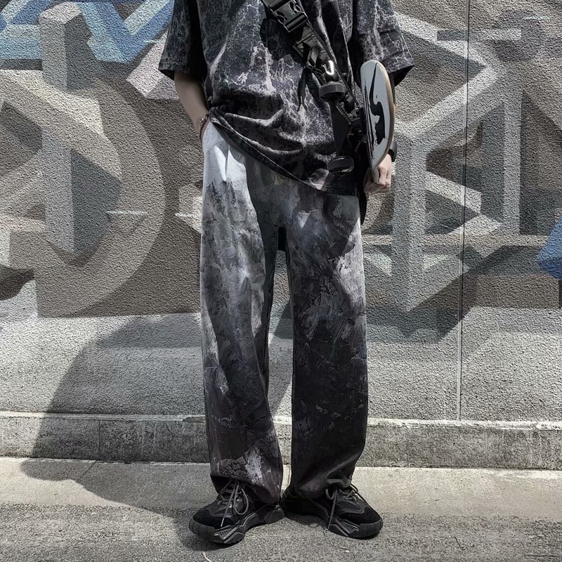 Korean Style Dark Color Hiphop Pants 2021 For Men