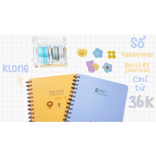 SỔ LÒ XO B5 DOT RUỘT CHẤM 200TRANG – 115GSM HÃNG KLONG
