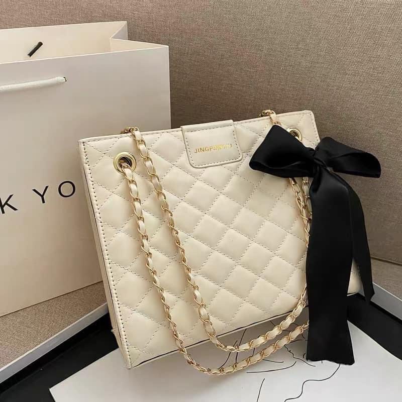 Túi xách phong cách Hàn Quốc thắt nơ mẫu mới 2021 | BigBuy360 - bigbuy360.vn