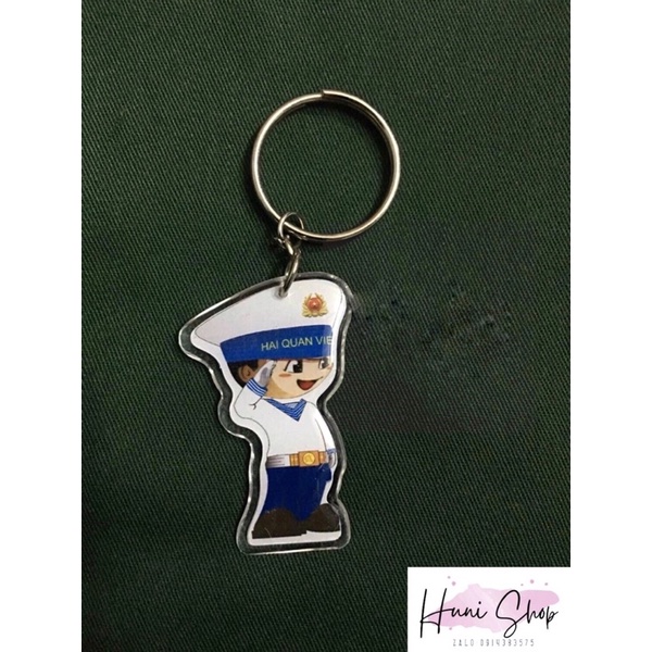 💥MÓC KHÓA CHIBI quân nhân- c/a- bác sĩ dễ thương