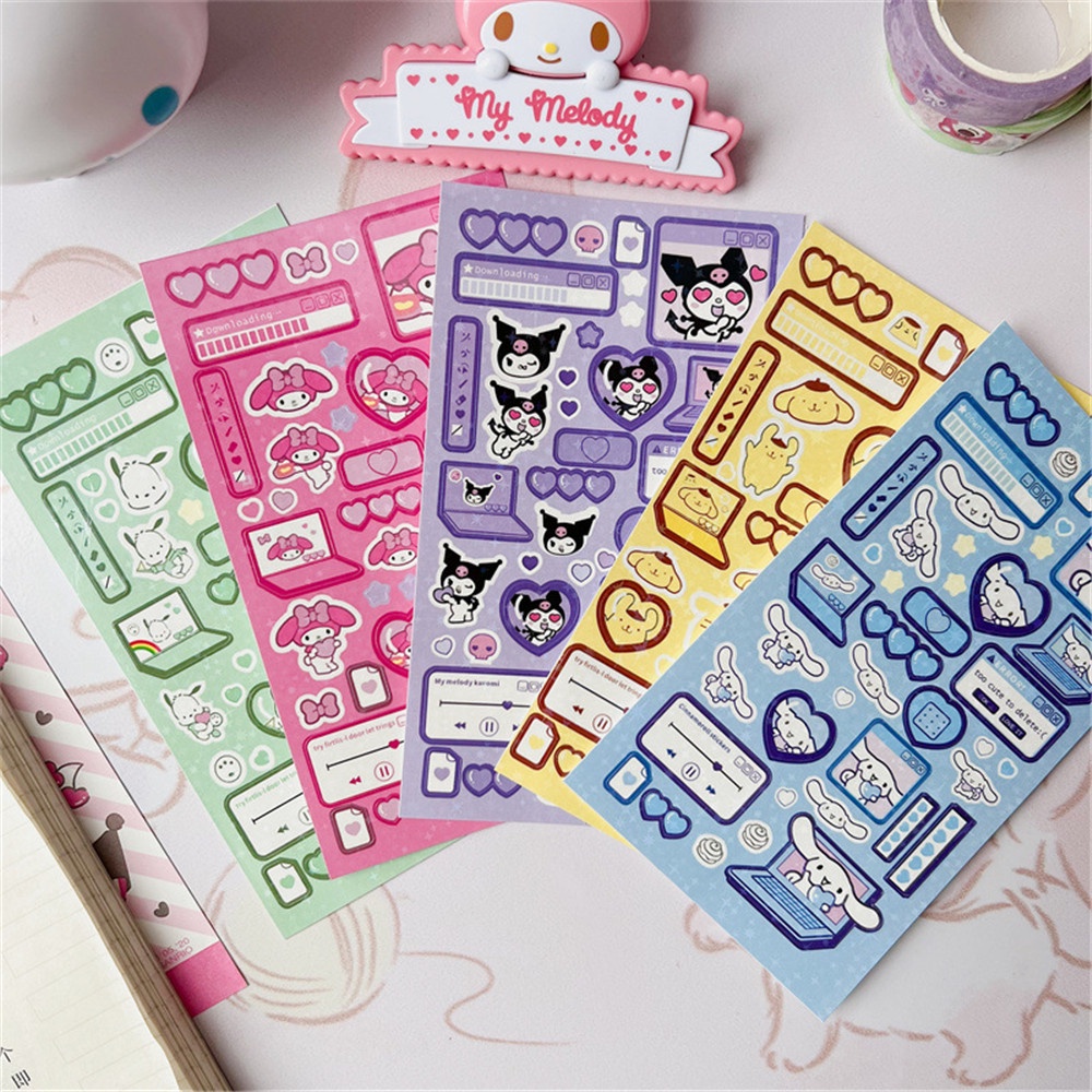 Hình Dán Hoạt Hình Guka DIY 6 Mẫu Khác Nhau Dùng Để Trang Trí Ốp Điện Thoại/ Album Ảnh
