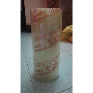 [6 CUỘN/1 CÂY] Băng keo 200Yard Trong