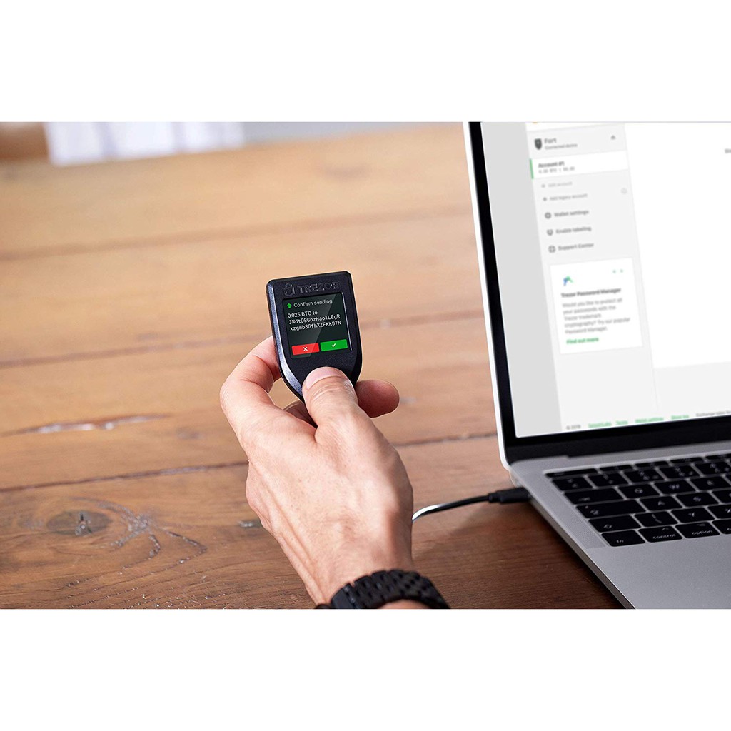 Ví lạnh Trezor T - Lưu trữ tiền Bitcoin và Altcoin - Bảo hành 1 năm | BigBuy360 - bigbuy360.vn