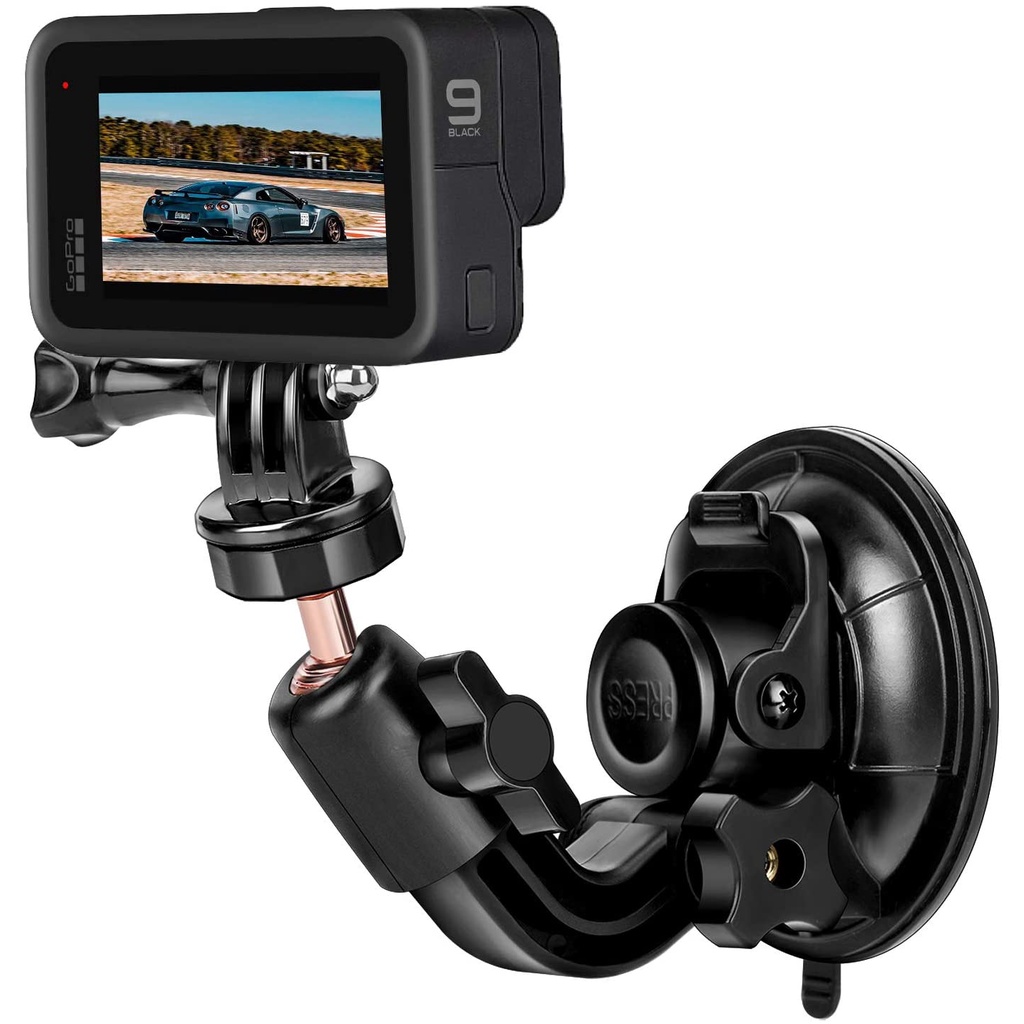 Giá đỡ cốc hút ô tô cho GoPro / DJI Osmo Nano / 360 / ACTION 5 Pro 4 3 / Insta360 Go Ultra / X5 / Go