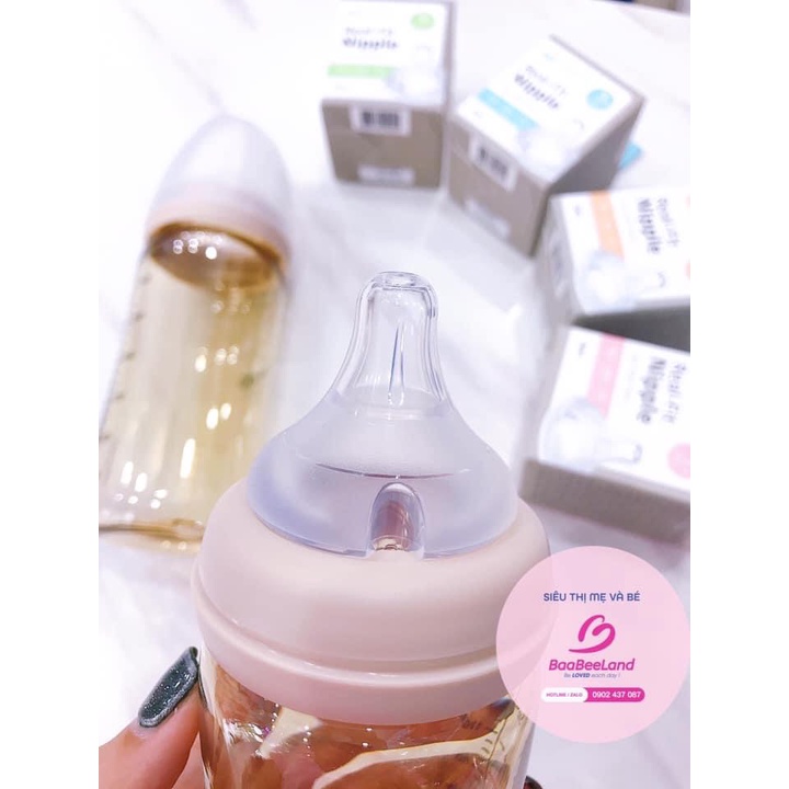 Bình và núm ti Moyuum nội địa Hàn - BAABEELAND