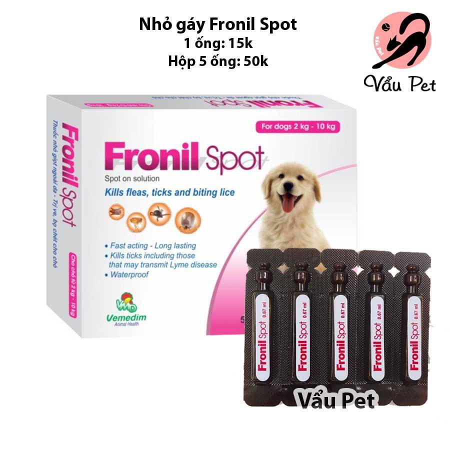 Nhỏ gáy trị ve, rận, bọ chét chó mèo Fronil - Lida Pet Shop