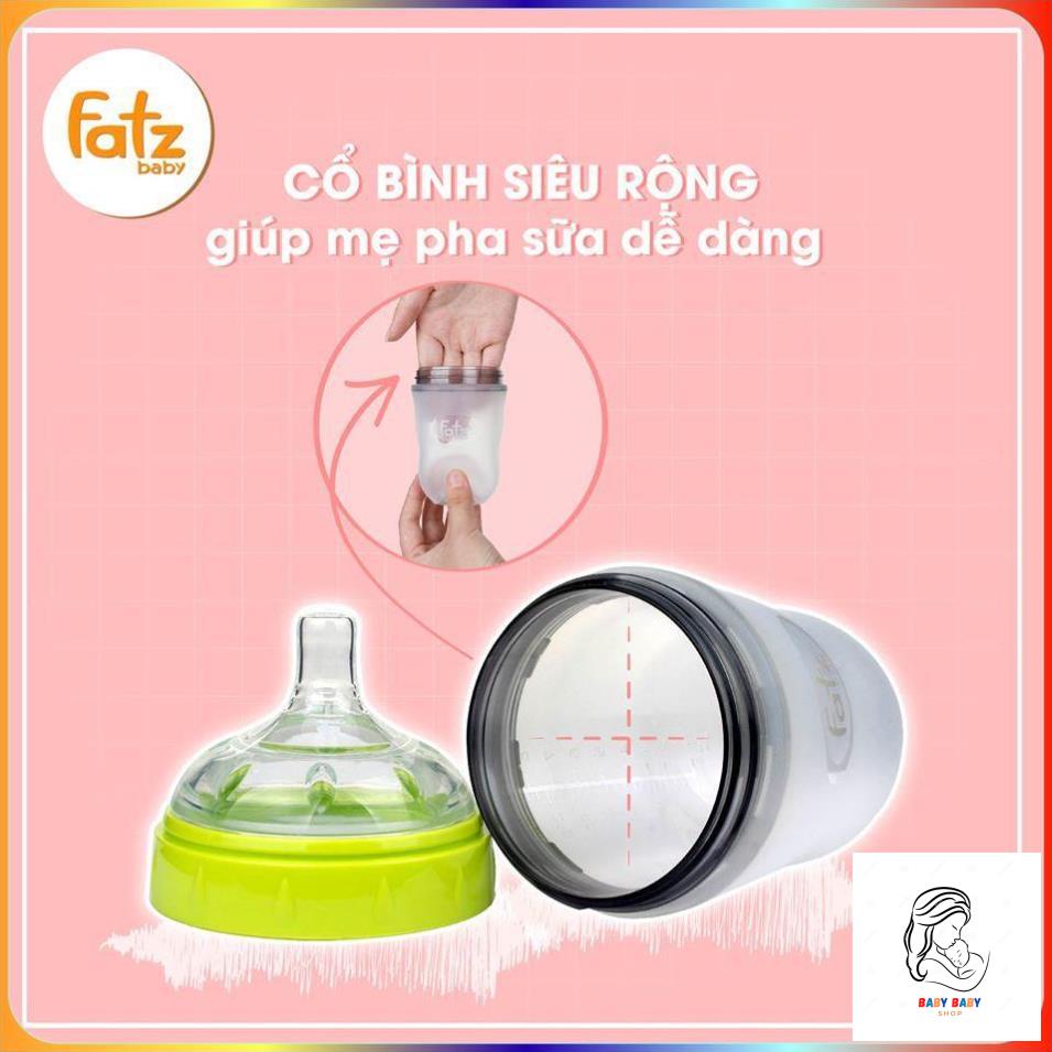 Bình sữa silicon Fatz Baby 180ml / 240ml