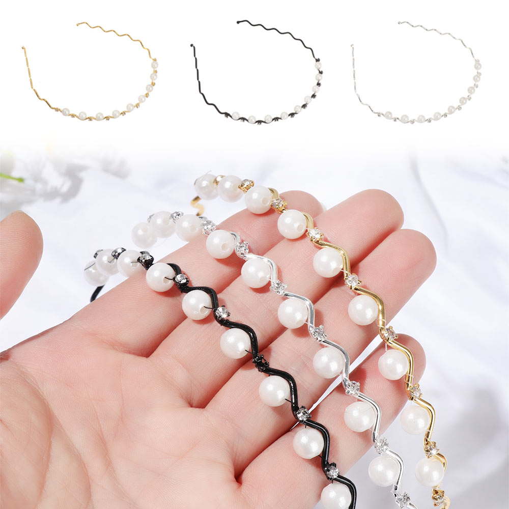 Băng Đô Đính Ngọc Trai Giả Thời Trang Cho Nữ