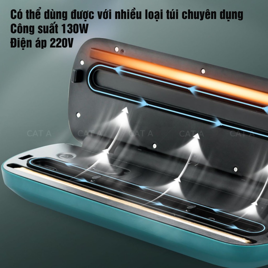 [TẶNG 10 TÚI HÚT] Máy Hút Chân Không Bảo Quản Thực Phẩm ZK-3002 Cao cấp- Chống nước, dễ vệ sinh, BẢO HÀNH 3 THÁNG !