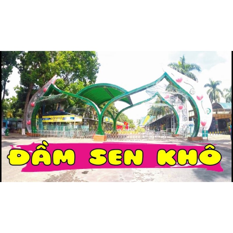 Đầm Sen - Vé Trọn Gói Vào Cổng + 35 Trò Chơi Siêu Hấp Dẫn - Công Viên Khô