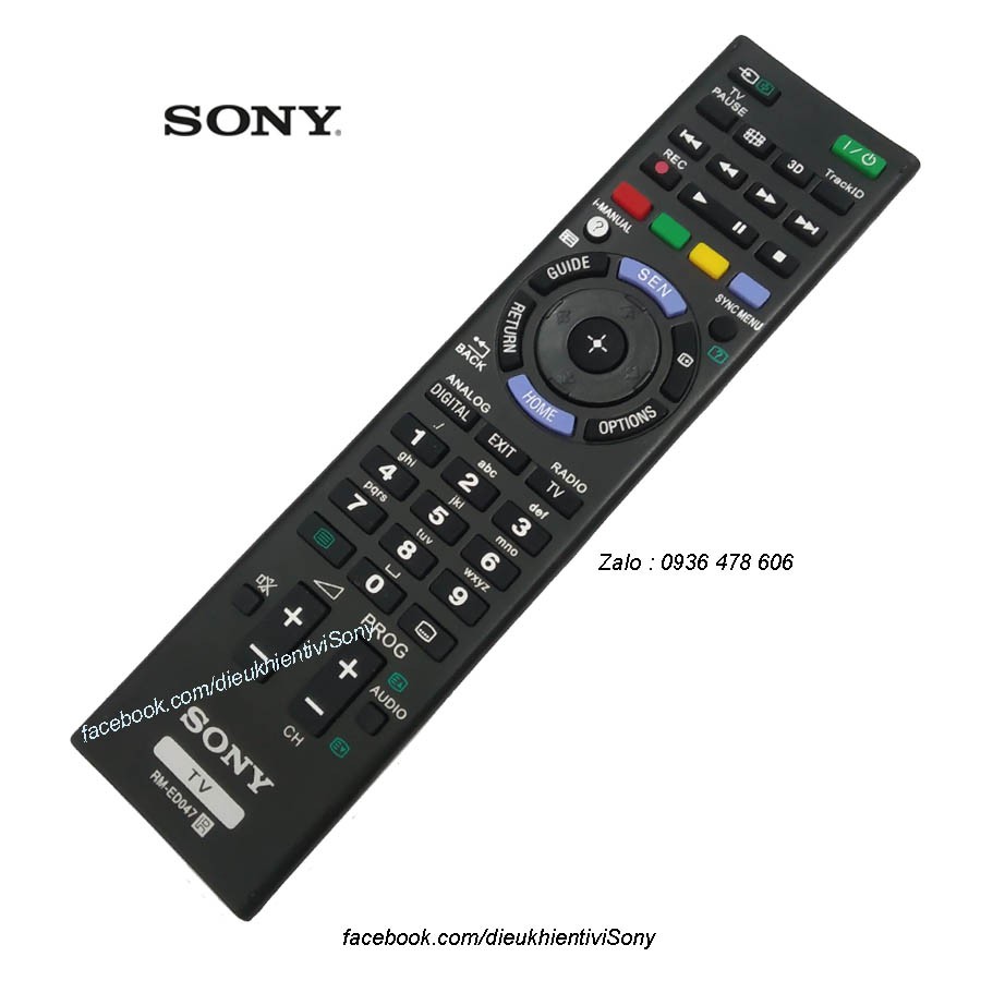 Điều khiển tivi Sony Bravia RM-ED047 chính hãng