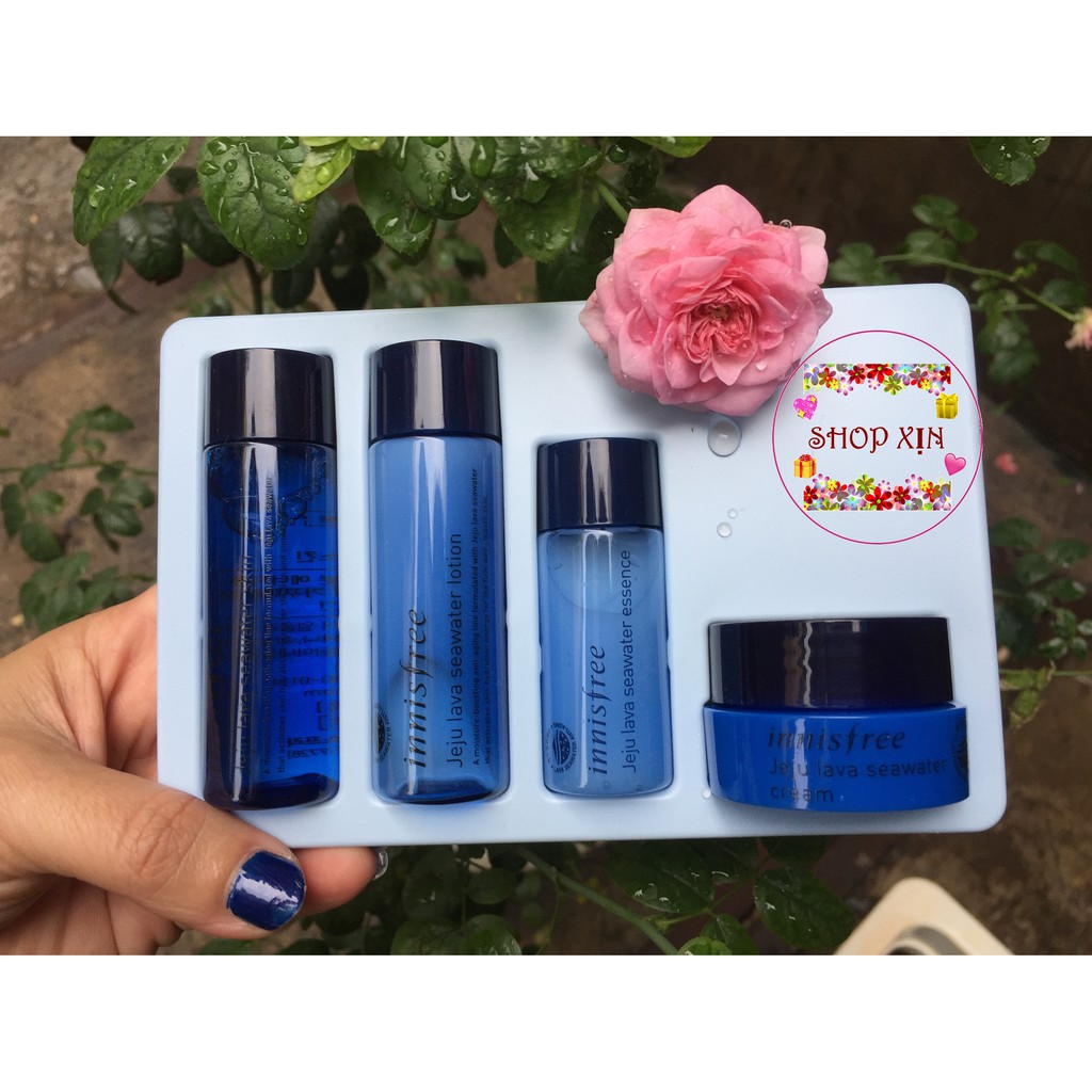 BỘ DƯỠNG DA MINI NƯỚC BIỂN SÂU Innisfree Jeju Lava Sewater Special KiT