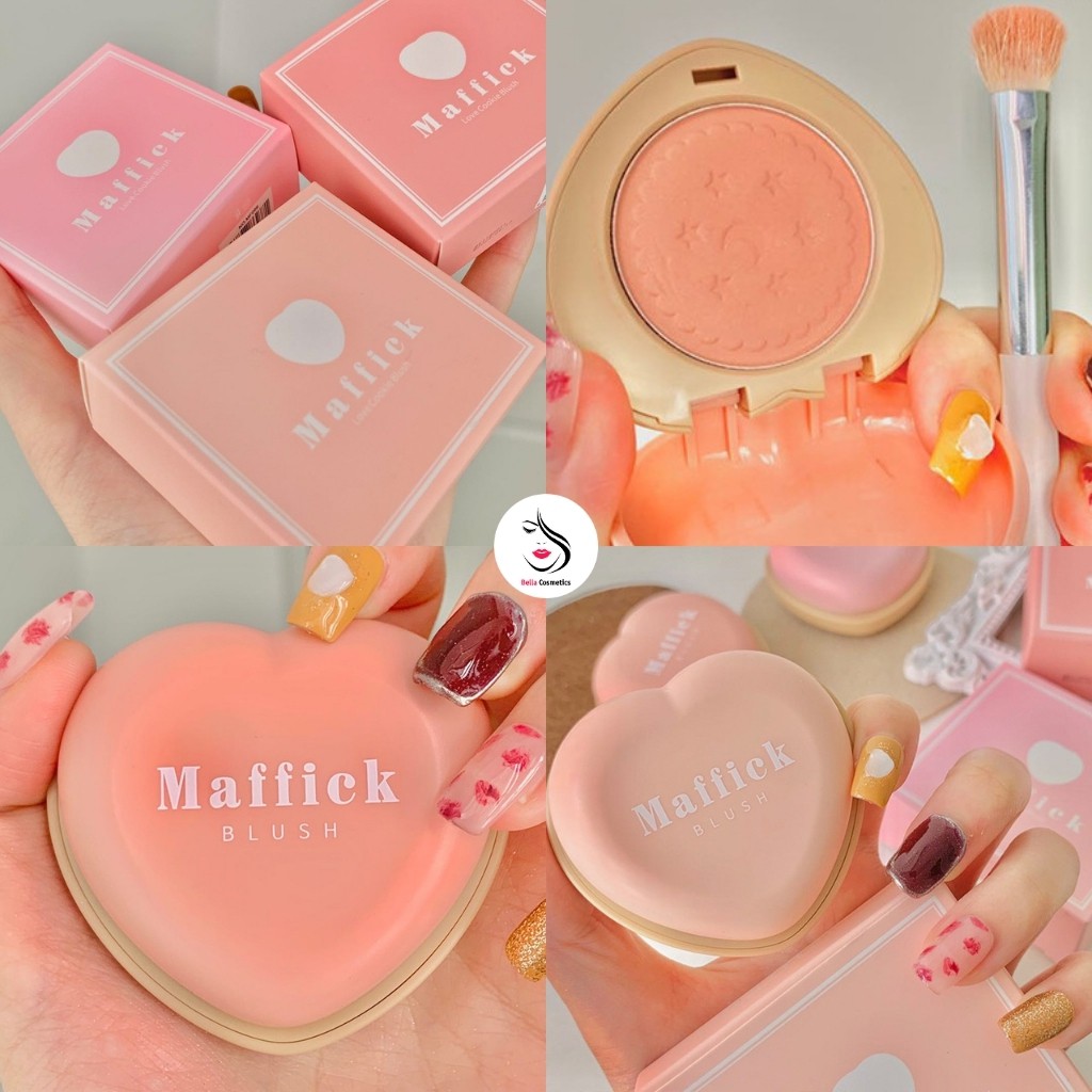 Má Hồng Trái Tim MAFFICK LOVE COOKIE BLUSH Dạng Phấn