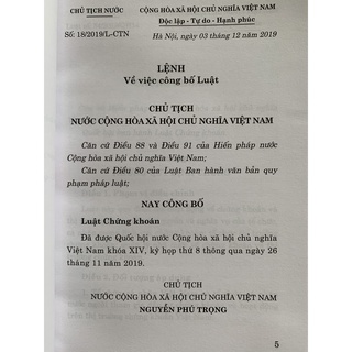 Sách-Luật Chứng Khoán (Hiện Hành)