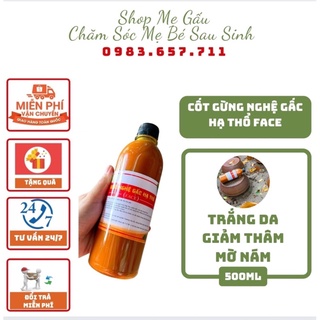 Cốt nghệ gấc hạ thổ face trắng da giảm thâm mờ nám