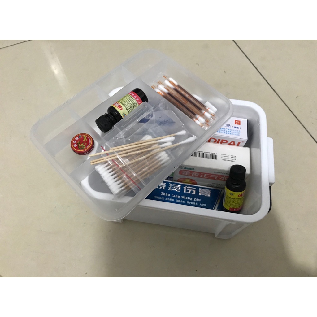 Hộp Đựng Thuốc Y Tế Gia Đình - để Xe Oto