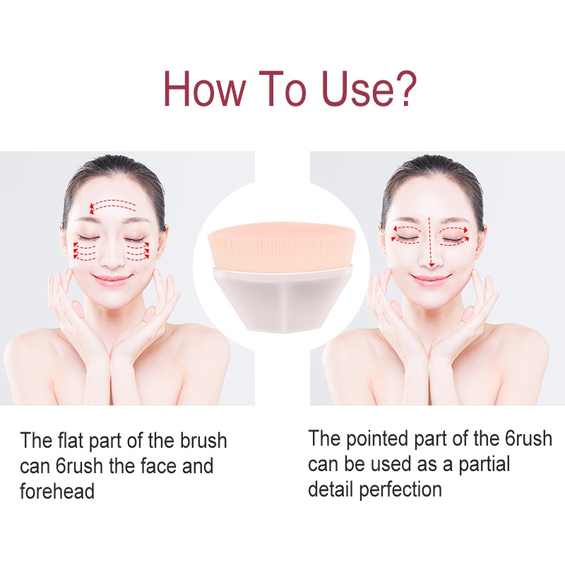 Cọ Đánh Phấn Nền Trang Điểm/Lục Giác Phấn Nước Với Sự Pha Trộn Mỹ Phẩm Trong Bảo Vệ Tiền Thưởng-Ampere