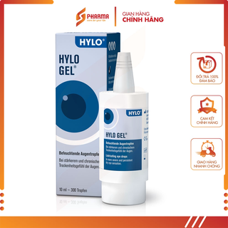 Dung dịch nhỏ mắt HYLO GEL ® - URSAPHARM [ĐỨC] - Lọ 10ml - Van một chiều không chất bảo quản 10ml