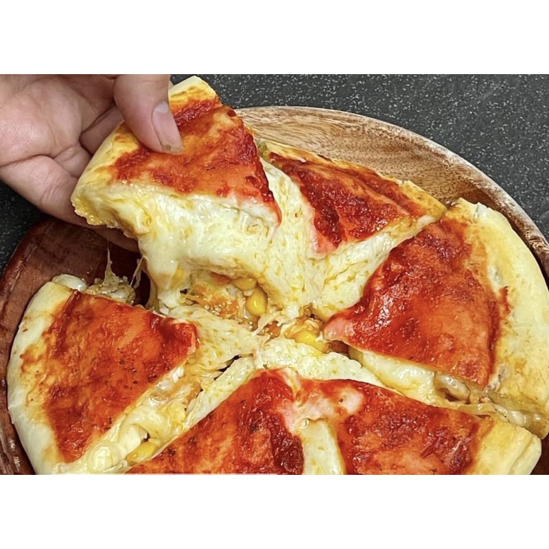 Pizza chicago nhân nhồi siêu phô mai size 16  - giao hoa toc