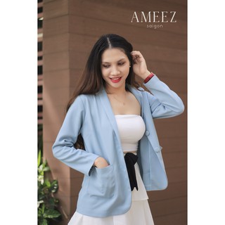 Áo khoác blazer xanh cực hot cho tết 2019 - blazer hàn quốc - ameez saigon