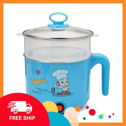 NỒI ĐIỆN ĐA NĂNG SIÊU TỐC KÈM CHỨC NĂNG HẤP ĐỒ 2 TẦNG 18CM (1.8L). | BigBuy360 - bigbuy360.vn