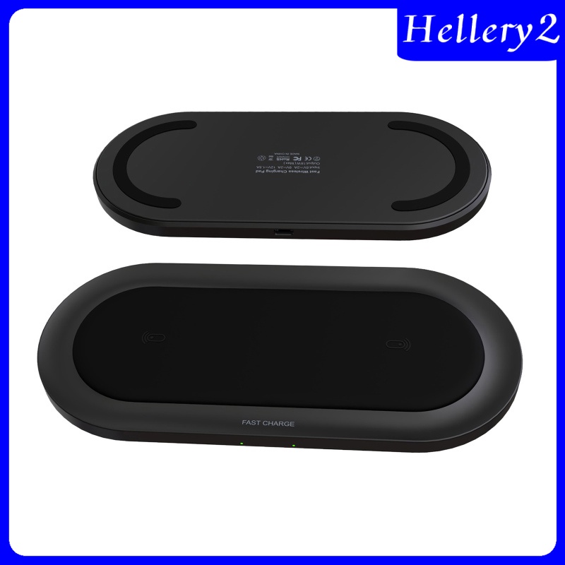 [HELLERY2] Wireless Fast Charger 20W Qi Dual Charging Pad Charger for Samsung Universal