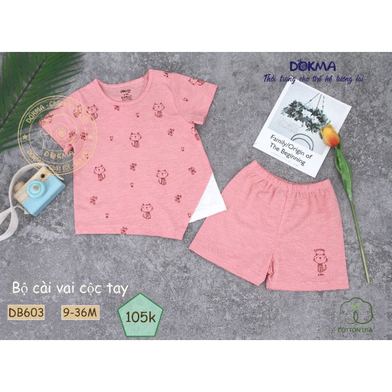 Bộ cài vai cộc tay Dokma