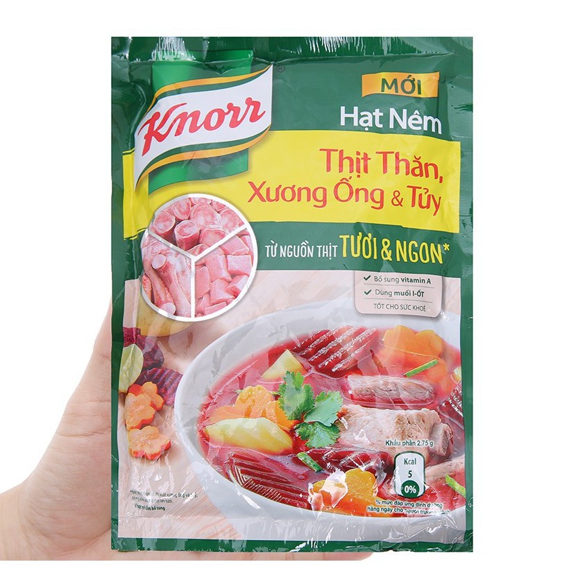 Hạt nêm Knorr Thịt Thăn Xương Ống - Ngon Từ Thịt Ngọt Từ Xương 170g- 400g