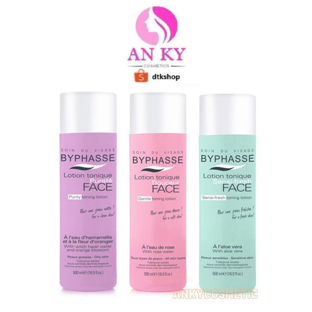 Nước Hoa Hồng BYPHASSE Soft Toner Lotion 500ml