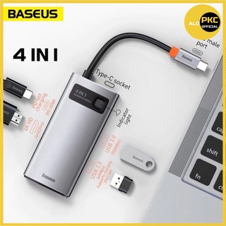 Cáp chuyển đổi laptop macbook hub baseus 4 in 1 type c ra 2 usb , hdmi và cổng sạc pd type c 100w - alo official