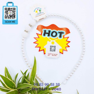 Cài Tóc Ngọc Trai Giả 3 Hạt Đính Đá VỢ CHỒNG TÔI