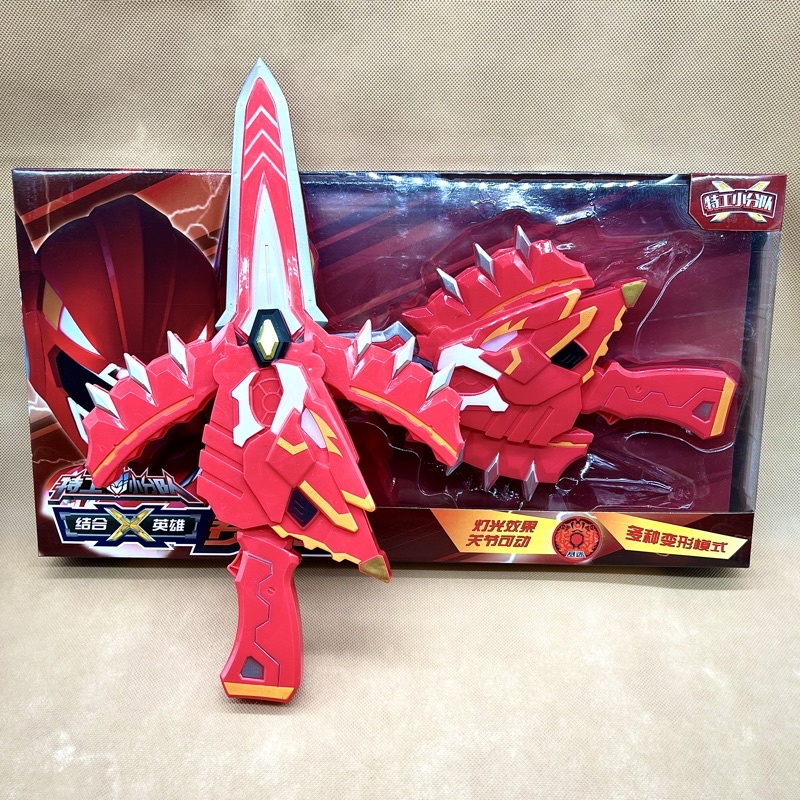 Lực lượng nhí X xanh đỏ, đồ chơi siêu nhân cho bé