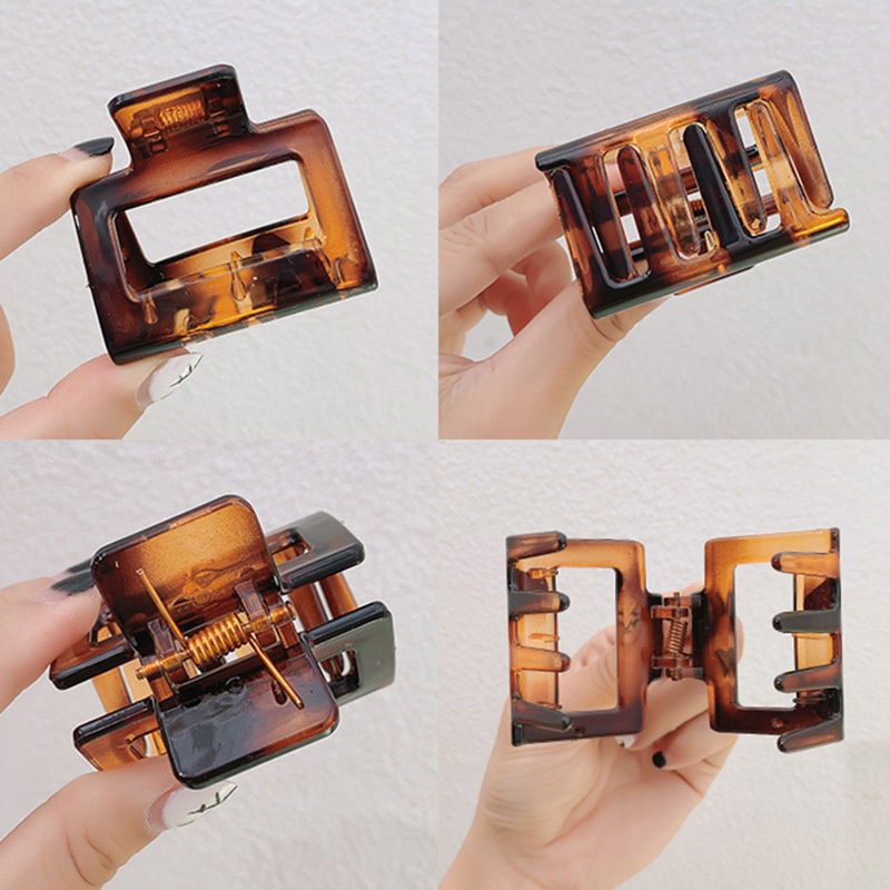 Kẹp Tóc Càng Cua Bằng Nhựa Acrylic