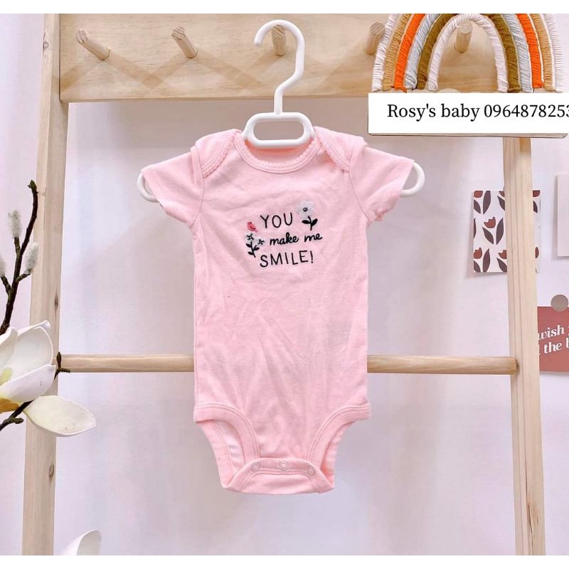 Body suit bé gái 0-3 Tháng tay dài
