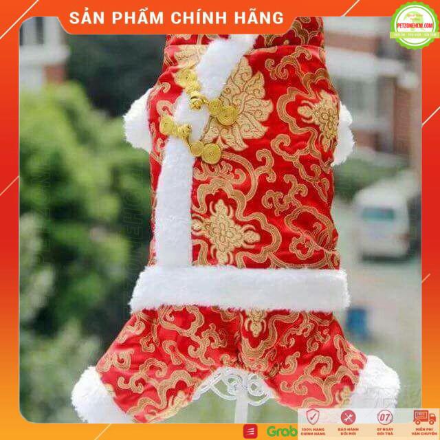 ÁO GẤM TẾT CHO CHÓ MÈO