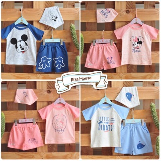 Cs-bộ cotton momma bé trai/ bé gái mickey 2019