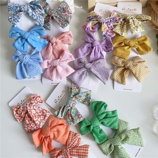 set 3 kẹp tóc vintage cho bg