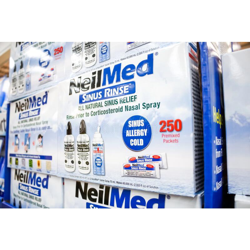 Muối Rửa Mũi Neilmed Sinus Rinse Giảm Hắt Hơi Sổ Mũi  Cam Kết Chất Lượng 100% Đạt Hiệu Quả