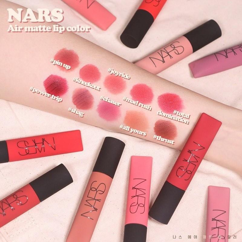 Son Nars Air Matte Lip Color - Son Nars Kem Các Màu - Có Swatch Cực Đẹp