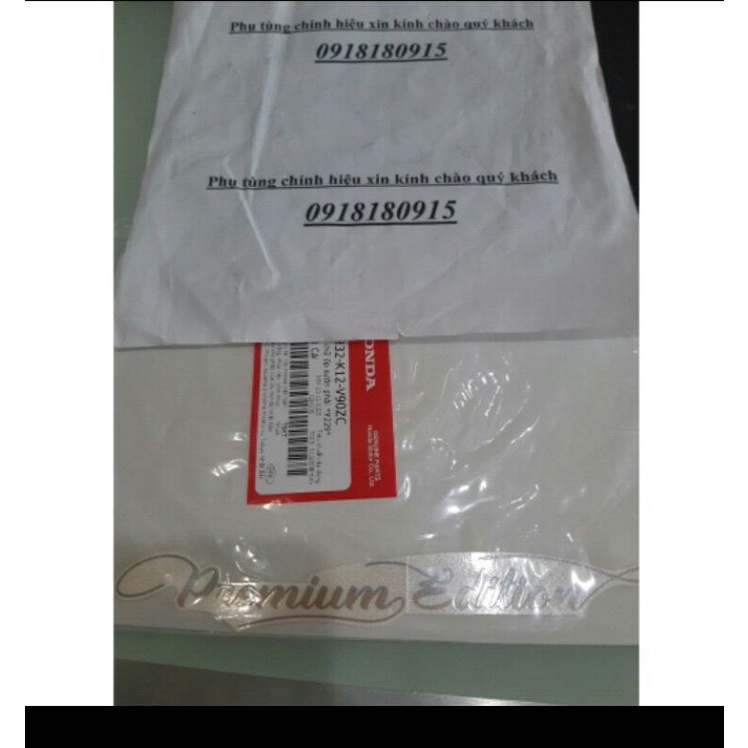 Tem premiumedition honda tem ốp sườn honda lead 125 chính hãng honda