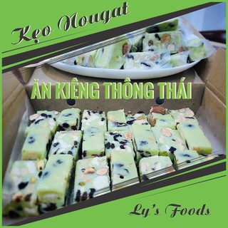 Kẹo Ăn Kiêng - Kẹo Nougat Matcha Healthy - Kẹo hạnh phúc  - LY'S FOOD