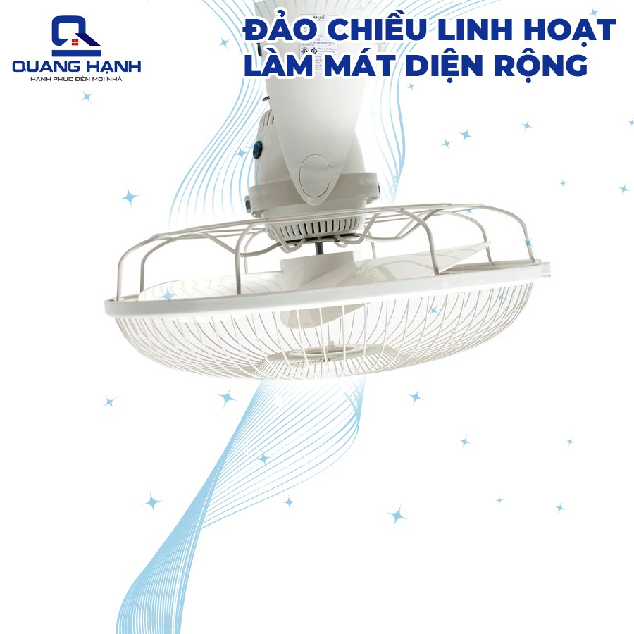 Quạt đảo trần Thái Lan Hatari HT-C16M7(S) Hộp số [ Hàng chính hãng ]