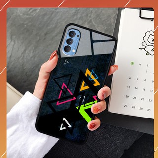 Ốp lưng kính 3D Oppo Reno 4