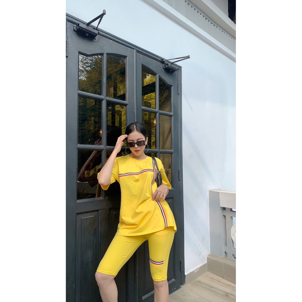 Set Bộ Ngố SỌC NGANG DỌC cực xinh, Chất Thun Cotton 100%, Bao Đẹp, 3 Size 45kg đến 80kg vừa, 109